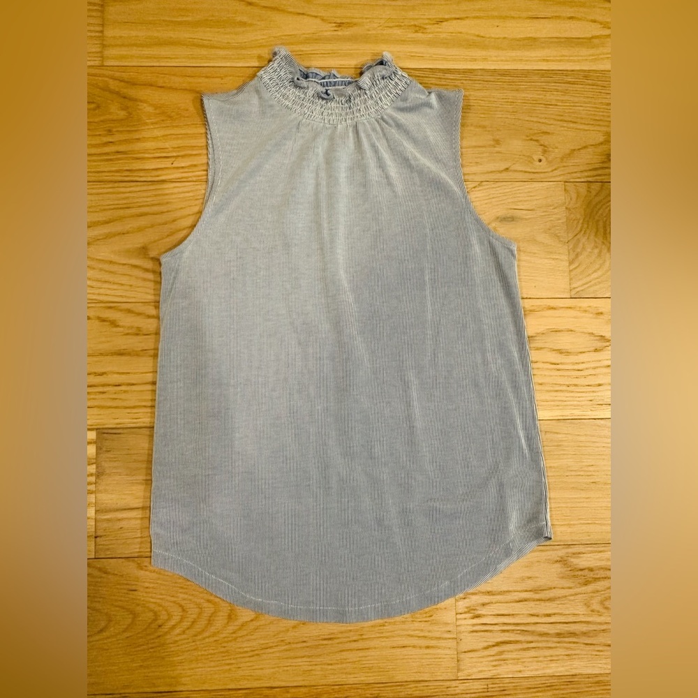 Ann Taylor Sleeveless baby blue Top